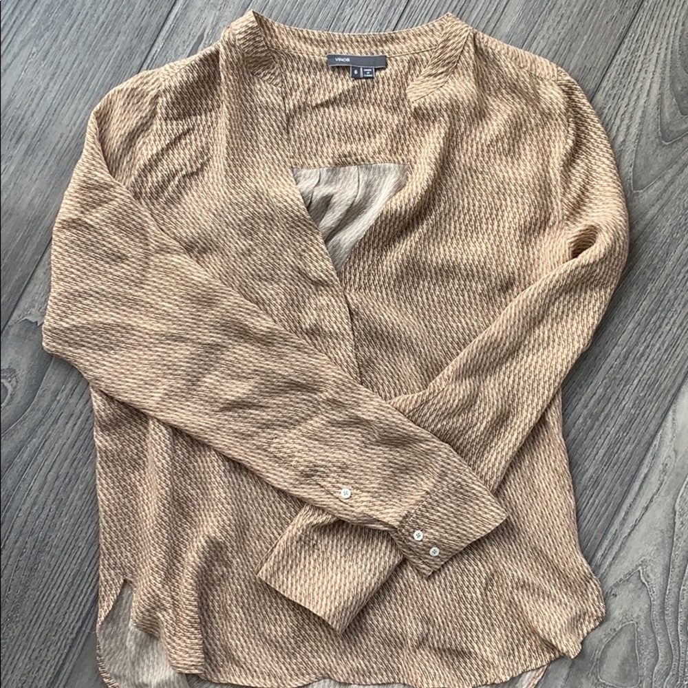 Vince low cut blouse size 6